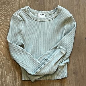 Cropped green long sleeve